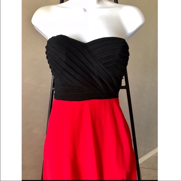 Windsor Strapless High-Low Maxi Dress - Picture 2 of 7